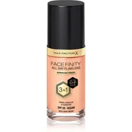 Podkłady do twarzy - Max Factor, Facefinity All Day Flawless, Trwały Podkład Spf 20 Odcień 32 Light Beige, 30ml - miniaturka - grafika 1