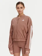 Kurtki damskie - adidas Kurtka bomber Essentials 3-Stripes JD5318 Różowy Loose Fit - miniaturka - grafika 1