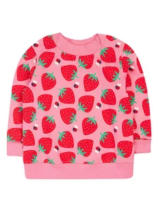 Frugi Sweter "Easy One" w kolorze jasnoróżowo-czerwonym - Bluzy i sweterki niemowlęce - miniaturka - grafika 1