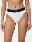 Majtki damskie - Calvin Klein Underwear Stringi LV00QF8813 Biały - miniaturka - grafika 1