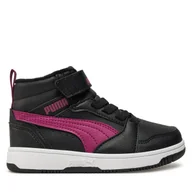 Buty dla chłopców - Sneakersy Puma Rebound V6 Mid Wtr Ac+ Ps 307979 04 Czarny - miniaturka - grafika 1