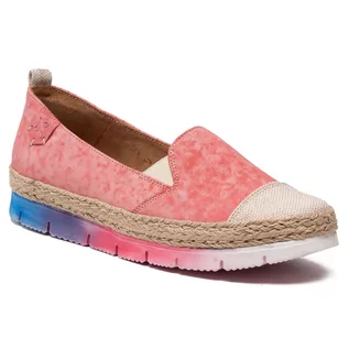 Espadryle damskie - Maciejka Espadryle 03578-45/00-5 Koralowy Chmurki - grafika 1