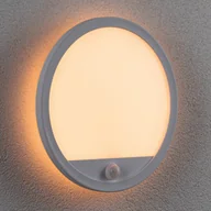 Lampy ogrodowe - Paulmann Lamina kinkiet czujnik CCT okrągły biały - miniaturka - grafika 1