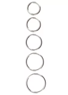 Pierścienie erekcyjne - 5261770000 BK Metall-Ringe 5er-Wibrator - grafika 1