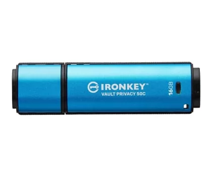 Kingston 16GB IronKey Vault Privacy 50C AES-256 FIPS 197 USB-C