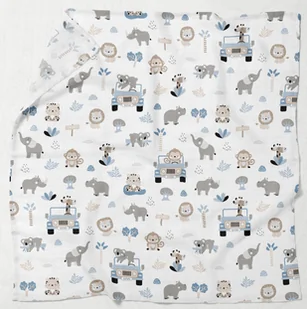 PIELUCHA MUŚLINOWA KOCYK OTULACZ 120x120cm PRODUKT POLSKI - Pieluchy - miniaturka - grafika 1