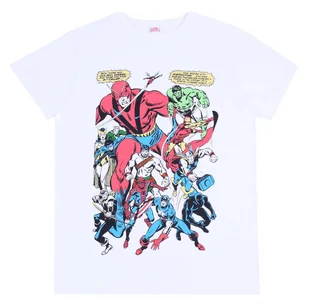 Biała koszulka AVENGERS MARVEL L - Koszulki męskie - miniaturka - grafika 1