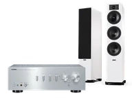 Zestawy stereo - Yamaha A-S501 (srebrny) + Tesi 6 (biały) - miniaturka - grafika 1