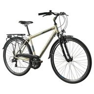Rowery - Rower trekkingowy INDIANA X-Road 1.0 M19 28 cali męski Piaskowy - miniaturka - grafika 1