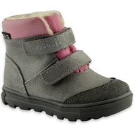 Buty dla dziewczynek - Trzewiki Renbut RenTex 12-1562 Srebrny - miniaturka - grafika 1