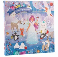 Ozdoby bożonarodzeniowe - Colorino Kalendarz adwentowy księżniczki pastelowy przybory szkolne - miniaturka - grafika 1