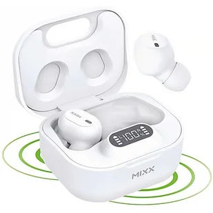 Mixx Audio Streambuds Dots Charge TWS białe - Słuchawki - miniaturka - grafika 1