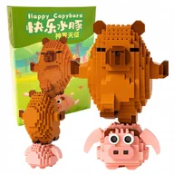 Klocki - Klocki Kapibara Konstrukcyjne Świnka Ze Świnką Zestaw Klocków Figurka - miniaturka - grafika 1