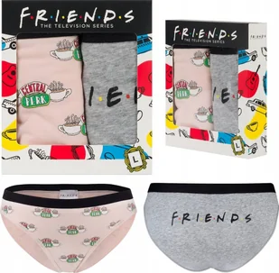 Soxo Zestaw 2x Majtki damskie SOXO Dzień Kobiet figi Friends M - Bielizna sportowa damska - miniaturka - grafika 1
