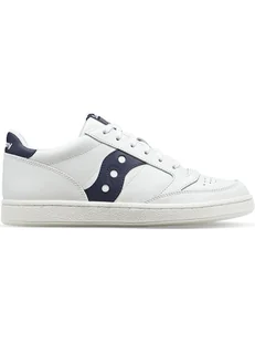 Saucony Skórzane sneakersy w kolorze biało-granatowym - Trampki damskie - miniaturka - grafika 1