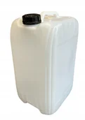 Kanistry - Kanister 25l zbiornik na wodę pojemnik baniak Hdpe bezbarwny nakrętka - miniaturka - grafika 1