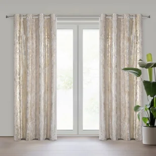 ZASŁONA GOTOWA SOFI 135 X 250 CM KREMOWY EUROFIRANY - Zasłony - miniaturka - grafika 1