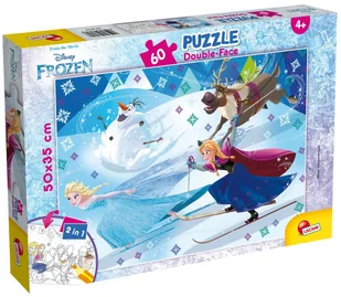 Lisciani Puzzle dwustronne Plus 60 Frozen 2 - Puzzle - miniaturka - grafika 1