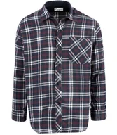 Swetry męskie - Męska koszula w kratę bawełna REGULAR FIT-41/42 - miniaturka - grafika 1