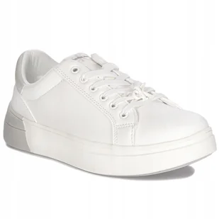 Calvin Klein Jeans Sneakersy na platformie białe V3A9-80986-1355X511 r.38 - Sneakersy damskie - miniaturka - grafika 1