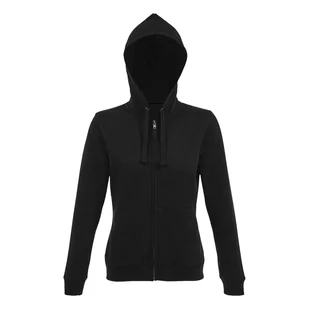 Damska Bluza Z Kapturem Spike Z Pełnym Zamkiem Błyskawicznym - Bluzy sportowe damskie - miniaturka - grafika 1