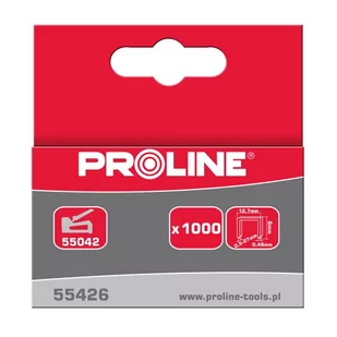 PROLINE 55428 Zszywki hartowane typ R/50 8 mm - Akcesoria do elektronarzędzi - miniaturka - grafika 1