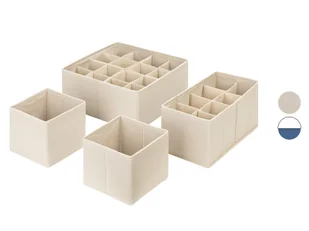 LIVARNO home Zestaw 4 organizerów do szuflad - Pudła i pojemniki do przechowywania - miniaturka - grafika 1