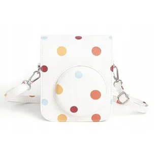 FuteraĹ‚ Etui Pokrowiec Torba OsĹ‚ona Case Do Fuji Fujifilm Instax Mini 12 / Kropki - Torby fotograficzne i futerały - miniaturka - grafika 1