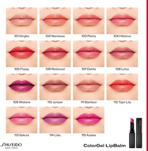 Shiseido ColorGel LipBalm tonujący balsam do ust o dzłałaniu nawilżającym odcień 115 Azalea 2 g - Balsamy do ust - miniaturka - grafika 4