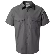 Koszulki sportowe męskie - Koszula męska Craghoppers Kiwi Short Sleeved Shirt Rozmiar: M / Kolor: szary - miniaturka - grafika 1