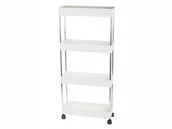 Półki łazienkowe - Półka Łazienkowa Kuchenna Szafka Na Kółkach Regał - miniaturka - grafika 1