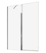 Parawany nawannowe - Radaway Nes PND II Parawan nawannowy wahadłowy dwuczęściowy 120x150 cm lewy 10009120-01-01L - miniaturka - grafika 1