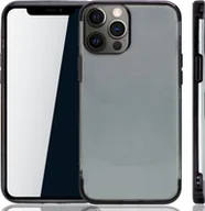 Etui i futerały do telefonów - Etui na telefon komórkowy Apple iPhone 12 Pro Max Black - Clear - TPU Silicone Case Backcover w kolorze przezroczystej czerni - miniaturka - grafika 1