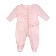 Pajacyki dla niemowląt - Pajac bawełniany Elizabeth, różowy 56 - miniaturka - grafika 1