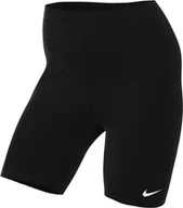 Spodenki damskie - Nike DV7797-010 W NSW NK CLSC HR 8IN Krótkie Spodenki Damskie Czarny/Sail Rozmiar 2XL-T - miniaturka - grafika 1