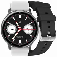 Smartwatch - Gravity GT1-4 PRO BK/BK/WH Biały - miniaturka - grafika 1
