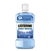 Środki do prania - Listerine Stay White płyn do płukania jamy ustnej 500ml - miniaturka - grafika 1
