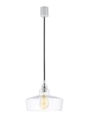 Lampy sufitowe - Kaspa Longis III lampa wisząca 1-punktowa (przewód Czarny) 10142109 - miniaturka - grafika 1