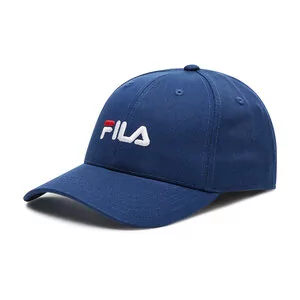 Czapki damskie - Fila Czapka z daszkiem Brasov 6 Panel Cap With Linear Logo Strap Back FCU0019 Medieval Blue 50001 - grafika 1