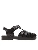 Buty dla dziewczynek - Melissa Sandały Mini Melissa Possession Inf 32409 Czarny - miniaturka - grafika 1