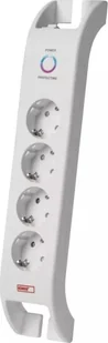 Ilgiklis su apsauga nuo virsitampiu 900J 4 lizdu, 2m, baltas EMOS P54212 - Listwy zasilające - miniaturka - grafika 1