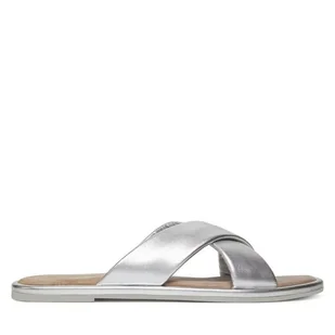 Klapki Tamaris 1-27130-44 Srebrny - Klapki i japonki damskie - miniaturka - grafika 1