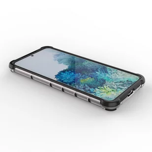 Honeycomb etui pancerny pokrowiec z żelową ramką Samsung Galaxy S21+ 5G (S21 Plus 5G) przezroczysty - Etui i futerały do telefonów - miniaturka - grafika 11