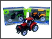 Samochody i pojazdy dla dzieci - Hipo Traktor 15cm z napędem w pud - miniaturka - grafika 1