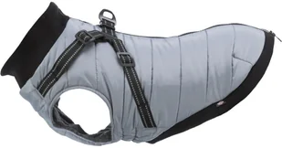 Płaszcz dla psa Trixie Pontis Szary S 36 cm - Ubranka dla psów - miniaturka - grafika 1