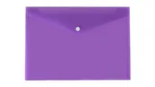 Teczki i skoroszyty - BIURFOL Teczka koperta A4 satyna fioletowa - miniaturka - grafika 1