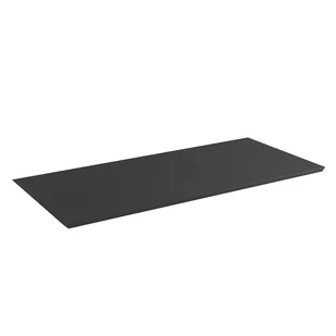 Blat łazienkowy Krofam Lov 82x47 cm czarny mat 156-0107 - Blaty meblowe i parapety okienne - miniaturka - grafika 1
