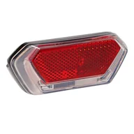 Lampki rowerowe - Kross Lampa tylnia na bagażnik /dynamo/ VULCANO 2x LED z odblaskiem T4COSLT0139 - miniaturka - grafika 1