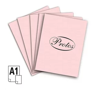 Protos brystol kolorowy A1 j.różowy 160g 594x841 - Szkolne artykuły papiernicze - miniaturka - grafika 1