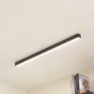 Lampy sufitowe - Lucande Lampa sufitowa LED Teniona, 101 cm, czarny, aluminium - miniaturka - grafika 1